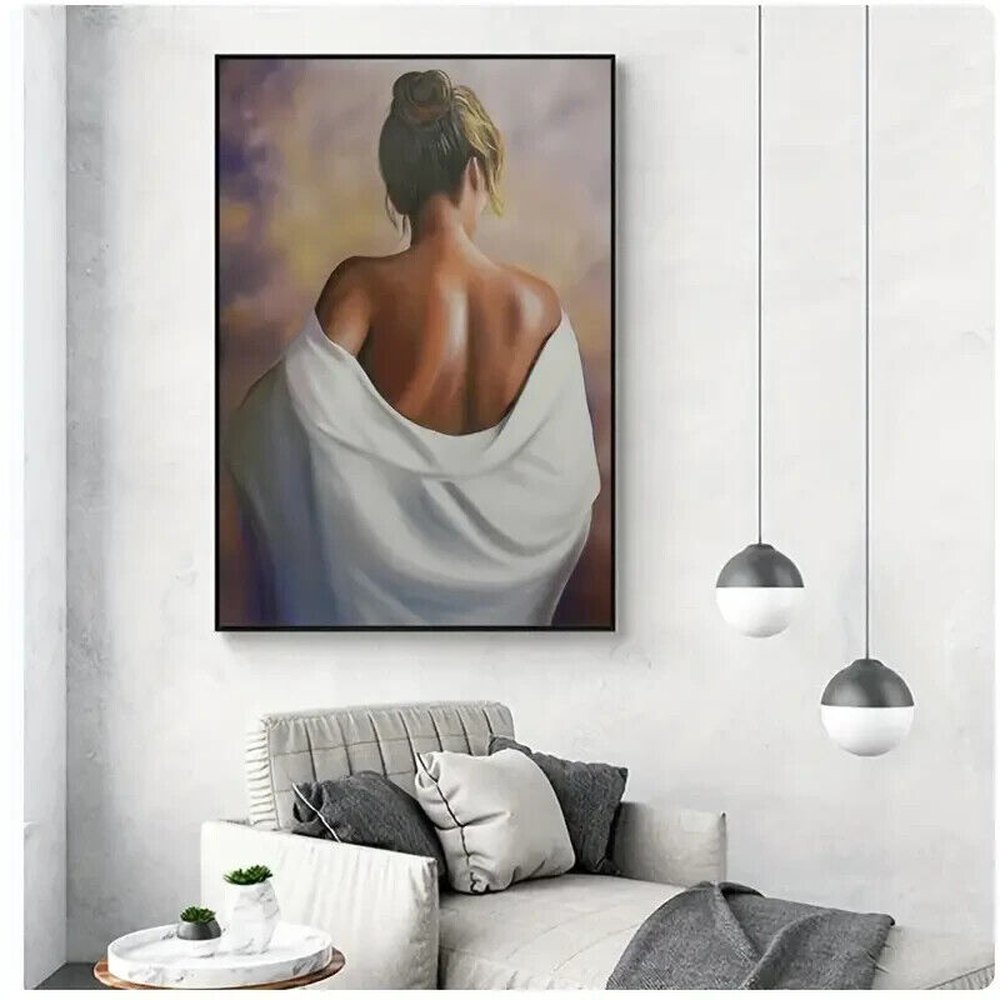 Modern Art Nude Woman Body Art Canvas Print 11.82" x 17.72" Stunning! NEW! Home & Garden:Home Décor:Posters & Prints Style Your Walls